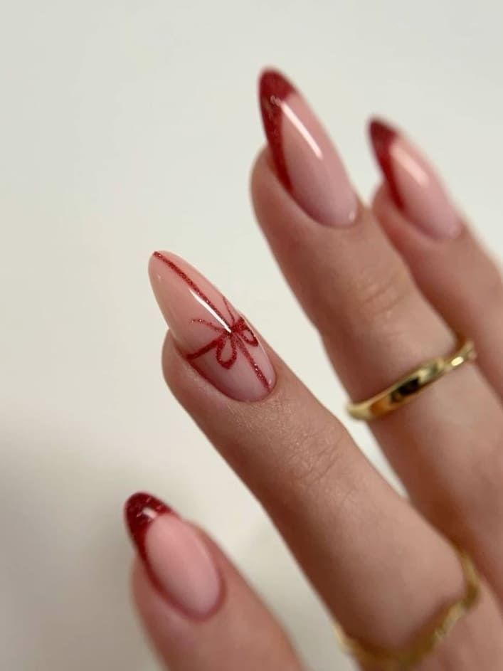 22 Trendy Red French Tip Nails to Keep Your Winter Look Fresh | Everygirl Edit Cute Nail Ideas For Fall, Subtle Winter Nails, Cutest Nail Designs, Cute Fall Nail Ideas, Red French Tip Nails, Nail Ideas For Fall, Nail Designs For Fall, Cute Nail Ideas, Red French Tip