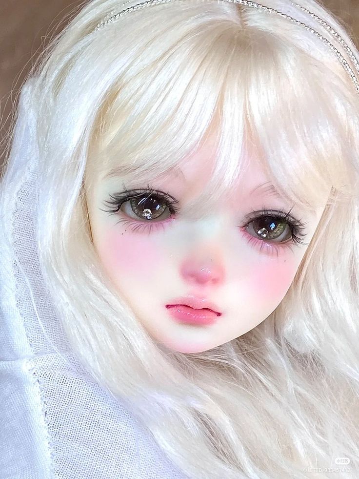 Ball Jointed Doll Makeup, Ball Jointed Doll Aesthetic, Porcelain Dolls Makeup, Doll Face Aesthetic, Bjd Doll Makeup, Ball Jointed Dolls Realistic, Porcelain Dolls Beautiful, Doll Core Aesthetic, Doll Makeup Aesthetic