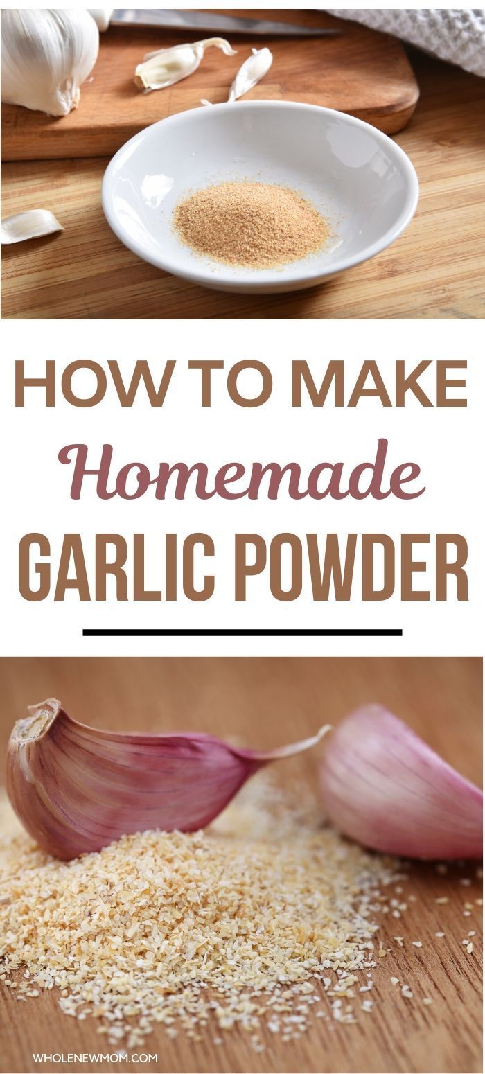 how to make homemade garlic powder