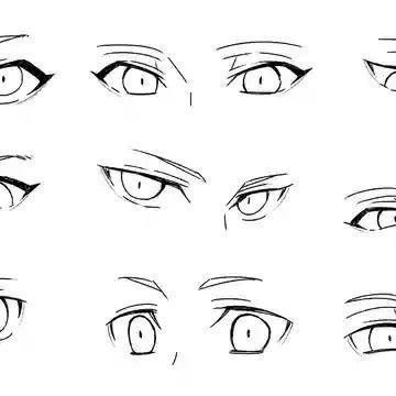 「 𝐷𝑟𝑎𝑤𝑖𝑛𝑔 」 Design A Character, Designing Characters, How To Draw Anime Eyes, Manga Eyes, Manga Poses, 얼굴 드로잉, Eye Drawing Tutorials, Eye Sketch, Manga Drawing Tutorials