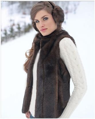 Becala Signature Faux Fur Vest. Understandably a best-seller, this versatile 26" classic dresses up and down. In easy-to-wear Sable and with hidden pockets and hook closures, it's the faux fur vest you'll wear day to dinner. For more pics go to: www.imageshack.com Faux Vest, Designer Bedding, Faux Fur Coats, Fabulous Furs, Fur Accessories, Fur Clothing, Animal Fur, Fake Fur, Faux Fur Vest