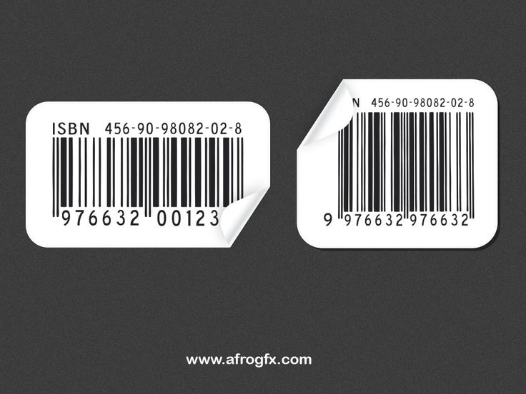 two tags with barcodes on them sitting next to each other in front of a black background