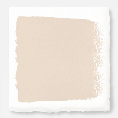 a white square with some pink paint on it's side and the color is pale