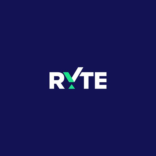 the rvte logo on a dark blue background