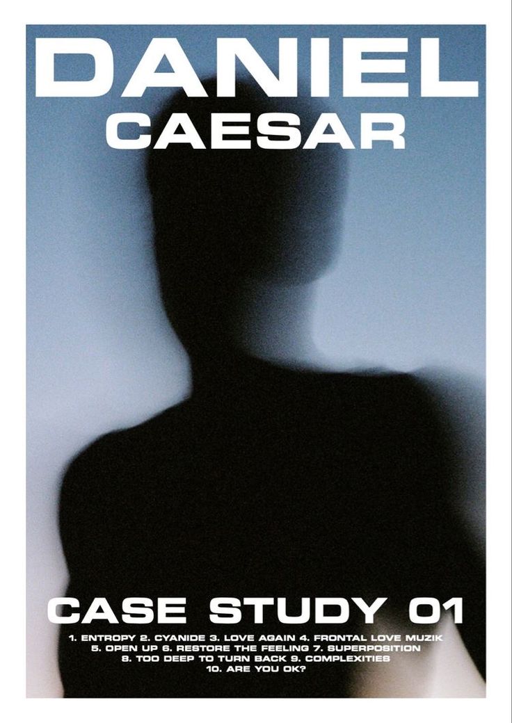 a poster with the words case study 01