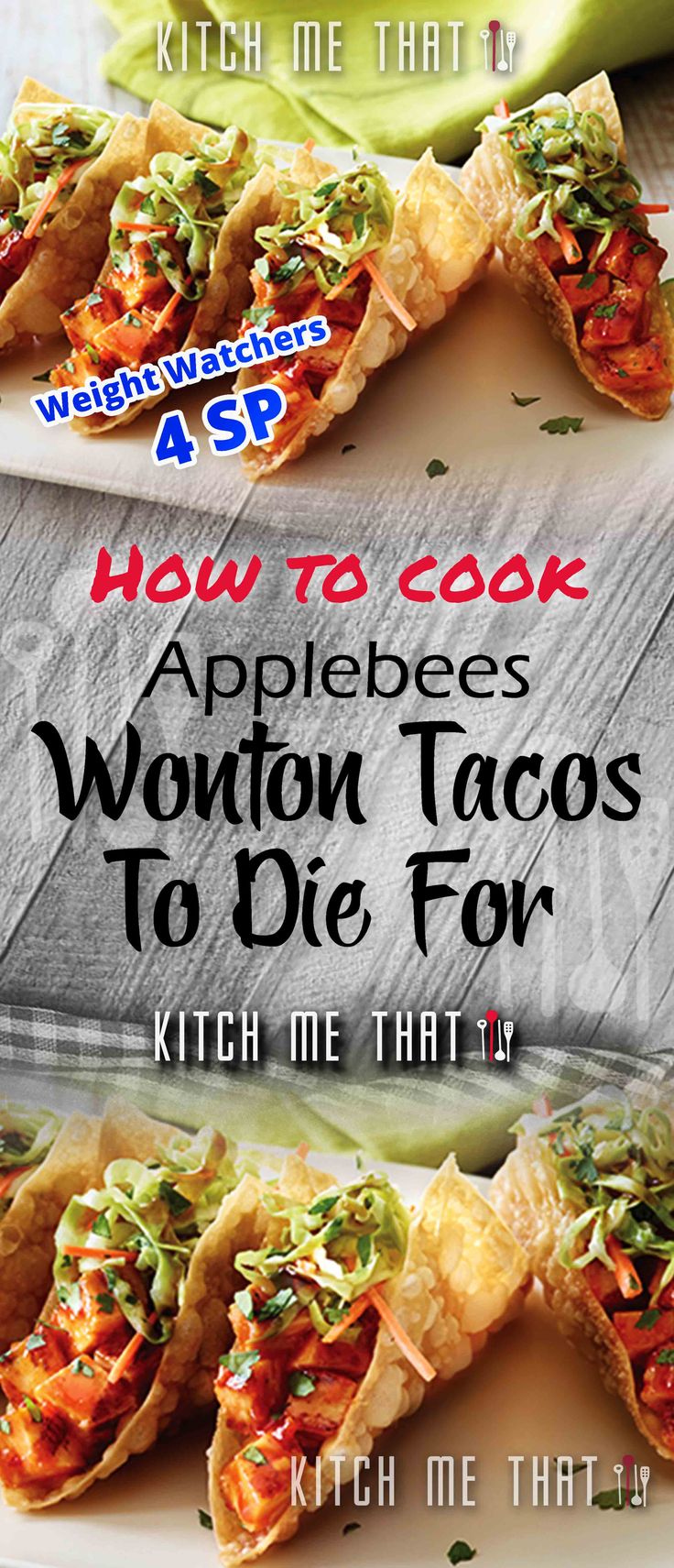 an appetizer recipe for wonton tacos to die for