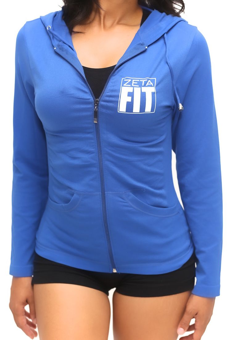 FIT Zeta Warm-Up track jacket, blue Winter Hooded Activewear For Running, Hooded Winter Running Activewear, Blue Functional Track Jacket For Winter, Blue Activewear With Drawstring Hood For Fall, Blue Functional Winter Track Jacket, Blue Winter Activewear For Streetwear, Blue Hooded Activewear For Fall, Casual Winter Running Track Jacket, Casual Winter Track Jacket For Running