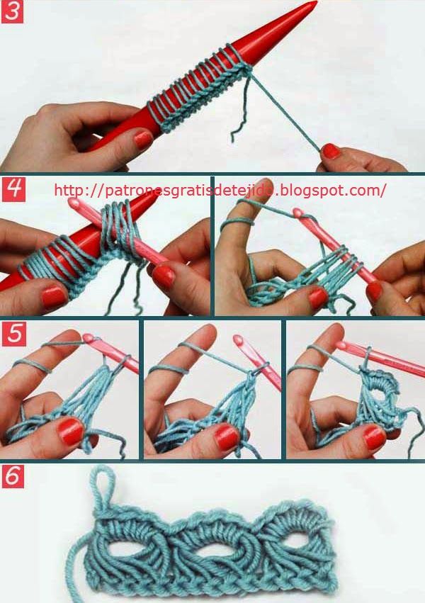 instructions to crochet the ends of an object