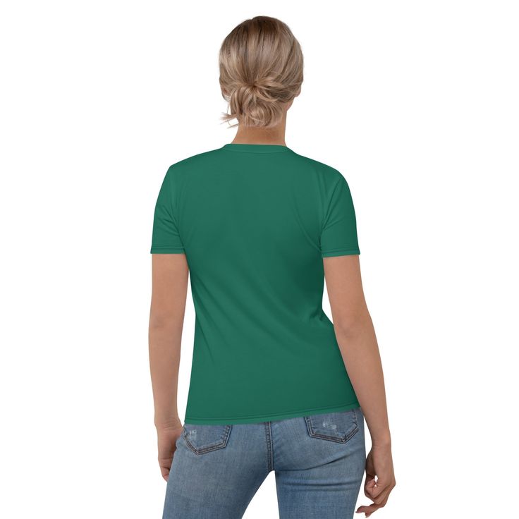 Get to know your new favorite tee—it's super smooth, super comfortable, and made from a cotton touch polyester jersey that won't fade after washing. • 95% polyester, 5% elastane (fabric composition may vary by 1%) • Premium knit mid-weight jersey • Four-way stretch fabric that stretches and recovers on the cross and lengthwise grains • Regular fit Firefighter Accessories, Olive Green T Shirt, Firefighter Apparel, Green Tee, Clover Green, Green T Shirt, Stylish Hats, Graphic Apparel, Green Tshirt