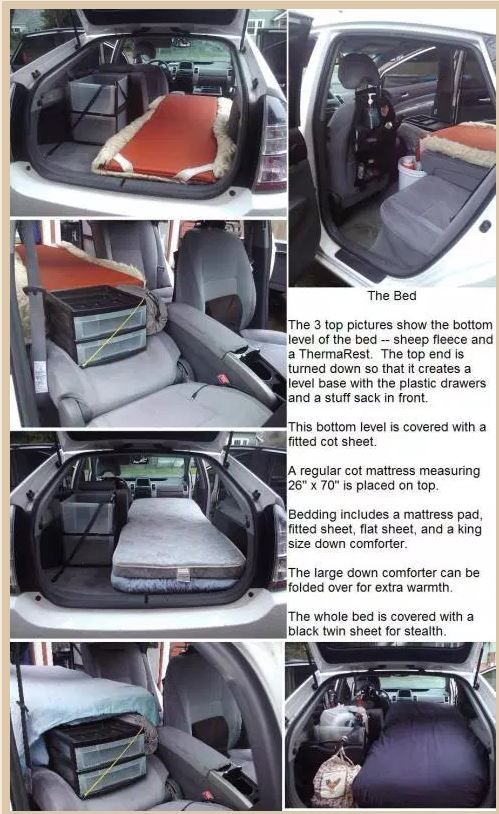 there are pictures of the inside of a car