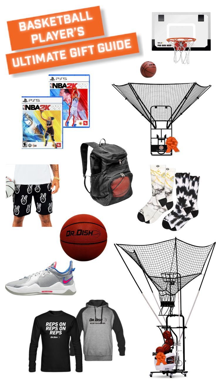 the ultimate basketball player's ultimate gift guide is displayed in an image with text overlay