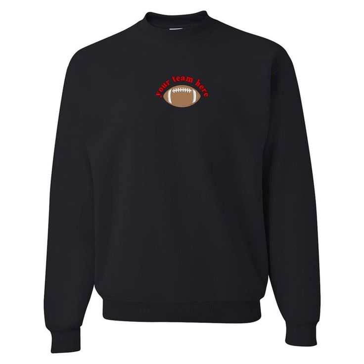 Make Game Day Yours School Spirit Crew Neck Sweatshirt For Team Events, Team Events Fan Apparel Sweatshirt With Crew Neck, Fan Apparel Crew Neck Sweatshirt For Team Events, Team Events Fan Apparel Crew Neck Sweatshirt, Collegiate Crew Neck Sweatshirt For Team Events, Varsity Crew Neck Sweatshirt For Team Events, Crew Neck Sweatshirt For Team Events, Long Sleeve Graphic Print Sweatshirt For Team Events, Black Sweatshirt With Letter Print For Team Events