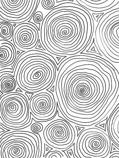 a black and white pattern with swirls