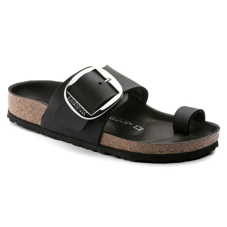 Birkenstock Oiled Leather MIRAMAR Big Buckle Black 35 BNIB 1006526 1006527 | eBay Birkenstock Sandals Women, Black Birkenstock, Red Slippers, Shoes Diy, Minimalist Shoes, Footbed Sandals, Birkenstock Sandals, Black Shop, Sandals Women