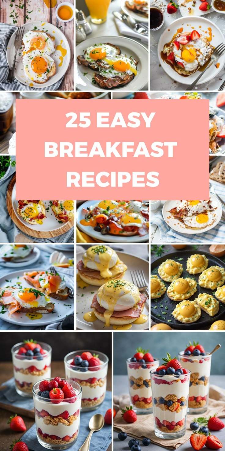 25 easy breakfast recipes that are perfect for the whole family