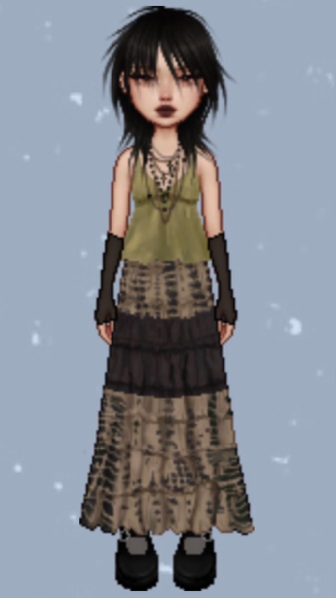 Everskies Outfits Y2k, Swamp Fairy, Virtual Character, Grunge Pics, Grunge Egirl, Crystal Spiritual, Everskies Fits, Everskies Outfits, Edgy Grunge