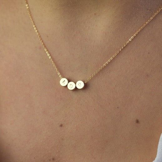 T I N Y ∙ C I R C L E ∙ I N I T I A L ∙ N E C K L A C E The most unique jewelry you can find, the perfect gift for you or your loved one. W H Y ∙ Y O U 'L L ∙ L O V E ∙ I T• It's dainty and can be worn every day• A special piece you'll treasure for life• High-quality materials and attention to detail. • Tarnish-proof, Waterproof, and Hypoallergenic • Replacement Guarantee and Fade proof warranty D E T A I L S • Material: Available in The Highest Quality 14K Gold, 14K Rose Gold, or 925 Silver • All our jewelry is custom-made by hand with Love and Care in our workshop ♥ • Adjustable between 14-18 inches (includes a 2-inch extender) • Design will come in all CAPITAL LETTERS Meaningful Jewelry For Birthday Gifts, Customized Round Jewelry For Everyday, Customized Jewelry For Everyday Wear, Adjustable Initial Necklace For Mother's Day Anniversary, Adjustable Initial Necklace For Anniversary And Mother's Day, Customized Everyday Rose Gold Jewelry, Customized Jewelry As A Gift, Mother's Day Anniversary Initial Necklace, Minimalist Charm Necklace For Anniversary Gift