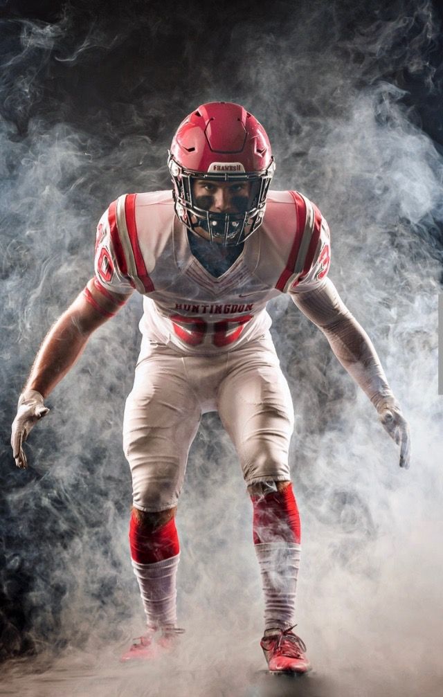 Football Photo Shoot Ideas, Lineman Football Poses, Football Themed Photoshoot, Football Water Photography, Dramatic Football Pictures, Football Photography Poses, Football Hype Pictures, Flag Football Picture Poses, Football Lineman Senior Pictures