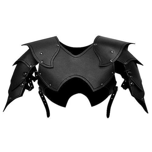 a bat mask with spikes on it's chest and two wings attached to the back