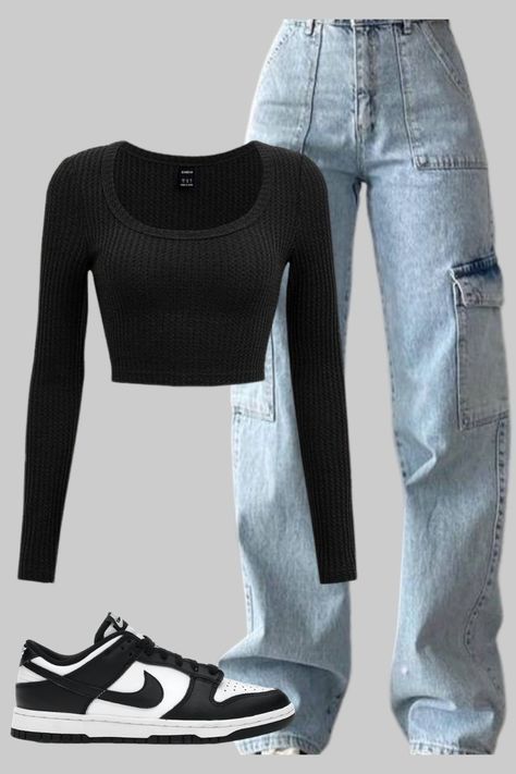 Outfit Ideas For School, Casual Preppy Outfits, Outfit Inspo Casual, Trendy Outfits For Teens, Everyday Fashion Outfits, Casual Day Outfits, Ideas Outfit, Teenager Outfits, Simple Trendy Outfits