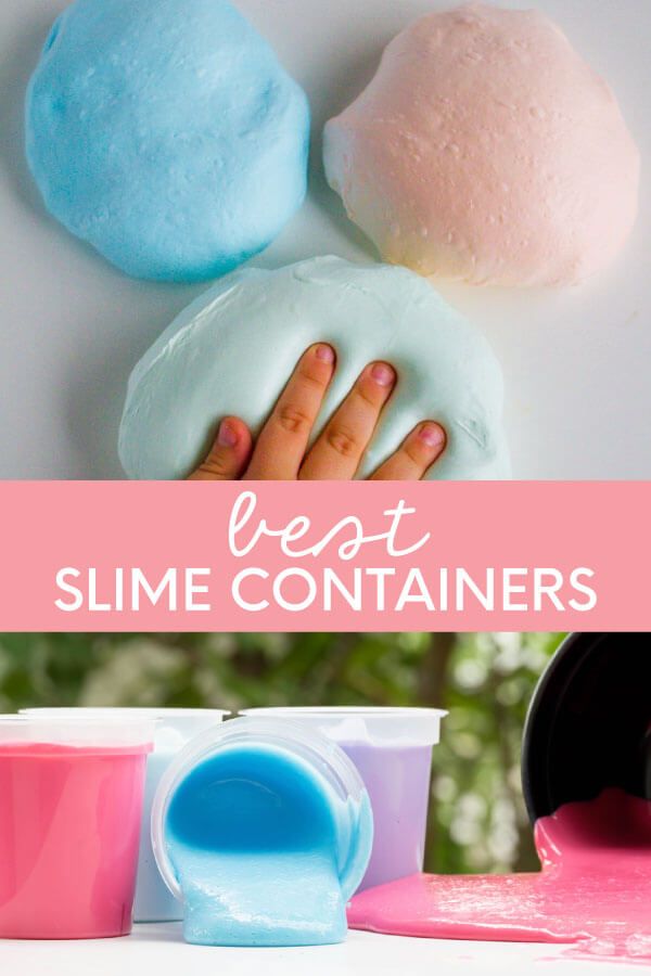 the best slime containers for kids to use