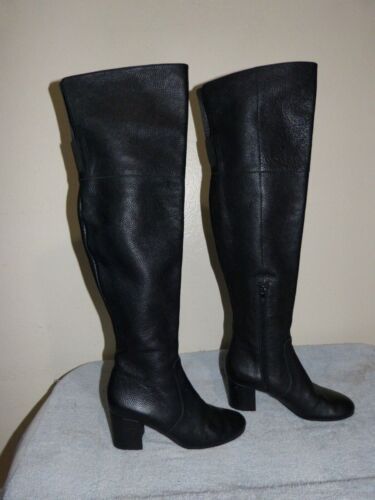 ad eBay - Find many great new & used options and get the best deals for VIA SPIGA OVER KNEE LEATHER BOOTS SZ 8M at the best online prices at eBay! Free shipping for many products! Fitted Knee-high Boots With Stacked Heel And Almond Toe, Knee-high Platform Boots With Stacked Heel, Knee-high Faux Leather Boots With Round Toe, Tall Faux Leather Knee-high Boots With Round Toe, Wide Calf Knee-high Boots For Formal Fall Events, Wide Calf Over-the-knee Work Boots, Fall Over-the-knee Wide Calf Boots, Formal Wide Calf Knee-high Boots For Fall, Casual Knee-high Boots With Reinforced Heel In Faux Leather