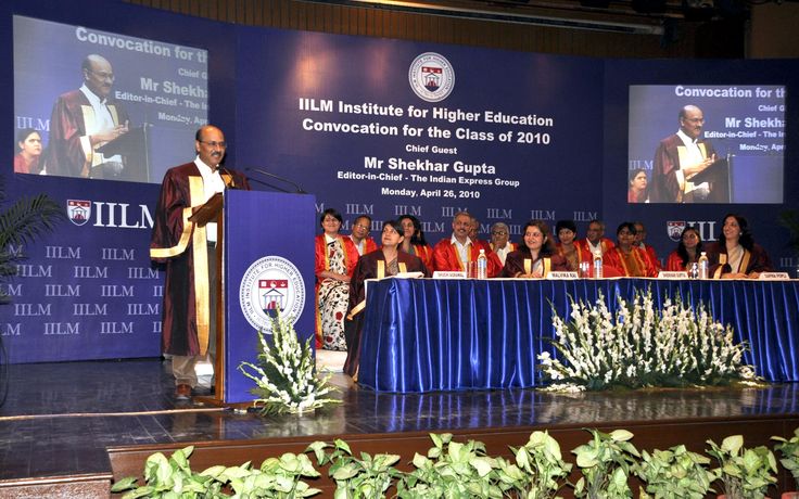 a group of people standing at a podium