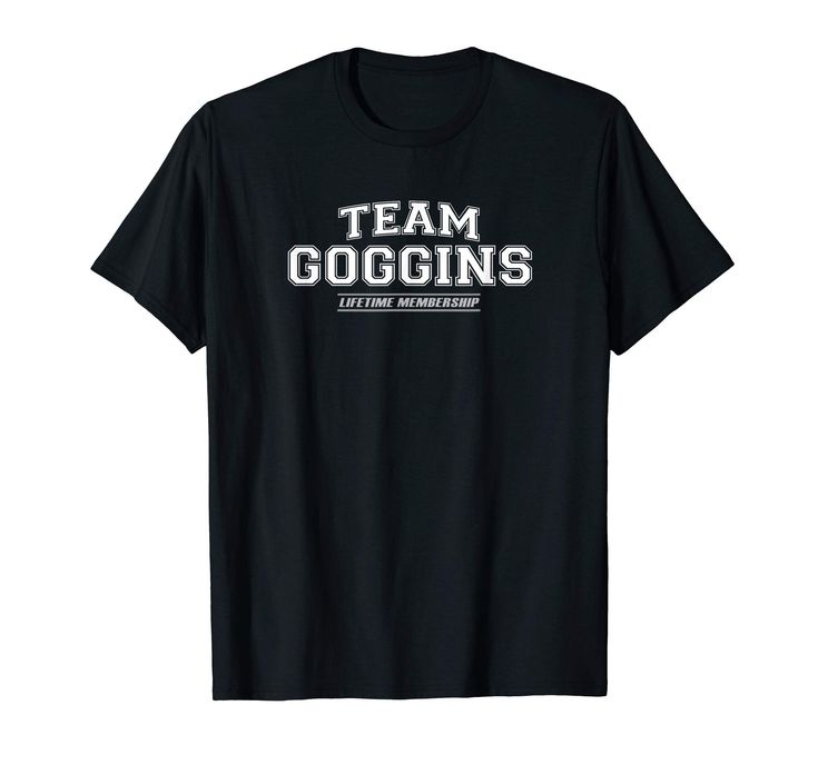 PRICES MAY VARY. This product is perfect gift for any family reunion of the Goggins family, anniversaries sporting events - Friend or Family Fan Club Support. Funny quote product with your first name, surname, last name or family name. Unique Personalized family print is also great for birthday gift idea, Christmas day, Thankgiving day, 4th of July, Mother's day, Father's day or other holiday and occasions. Great gift ideas for the Goggins's. Lightweight, Classic fit, Double-needle sleeve and bo Personalized Family Print, Name Unique, Proud Family, Family Print, First Name, Name Gifts, Funny Quote, Fan Club, Personalized Family