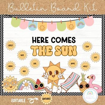 here comes the sun bulletin board game