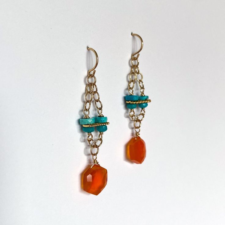 Elegant Gold Earrings, Ear Art, Orange Carnelian, Feminine Aesthetic, Elements Of Art, Gift Jewelry, Jewelry Ideas, Artisan Jewelry, Gold Vermeil