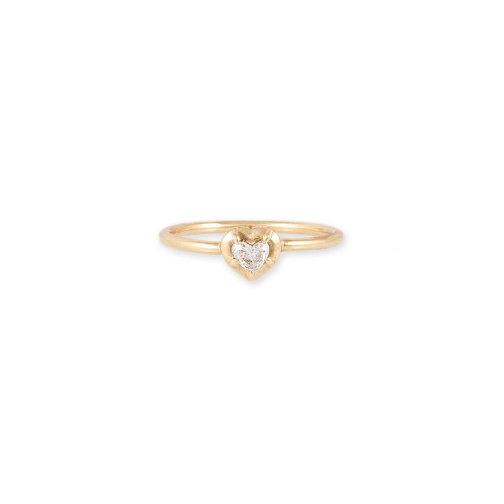 Details 14k gold single heart Sophia diamond ring Available in 14k yellow, rose and white gold Handmade in USA Heart-shaped Yellow Gold Diamond Ring, Valentine's Day Single Diamond Ring In Fine Jewelry Style, Fine Jewelry Heart Ring With Single Round Cut Diamond, Fine Jewelry Heart Ring With Single Diamond, 14k Gold Heart Ring With Single Diamond, Dainty Heart Cut White Gold Diamond Ring, Wedding Heart Ring With Single Diamond, White Gold Heart Cut Ring With Rose Cut Diamonds, 14k Gold Solitaire Diamond Ring For Valentine's Day