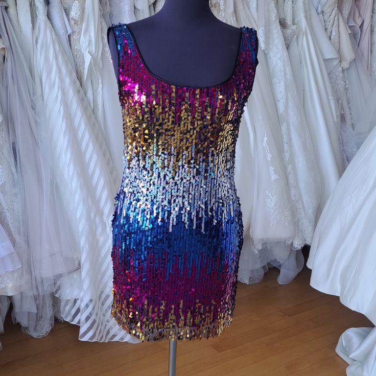 Perfect Party Dress For New Years Eve! Nwt Store Sample In Good Sample Condition. Size 9/10 With Some Stretch & No Zipper. Purple Mini Sequin Dress For Party Season, Purple Sequin Dress For Party Season Night Out, Purple Sequin Dress For Night Out Party Season, Purple Sequin Dress For Night Out And Party Season, Purple Sequin Dress For Party Season, Purple Sequin Party Dress For Summer, Purple Sequin Summer Dress For Party, Purple Sequin Summer Party Dress, Sleeveless Purple Cocktail Evening Dress