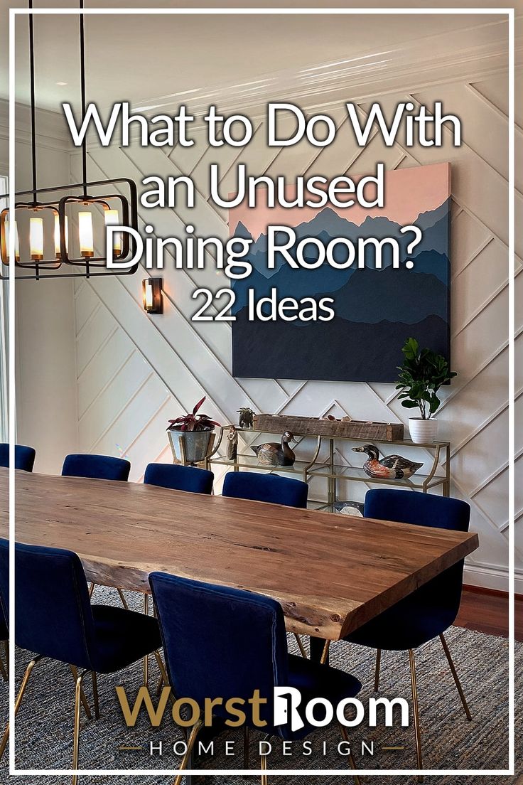 What to Do With an Unused Dining Room? 22 Ideas Dining Room And Craft Room Combo, Other Uses For A Dining Room, Dining Room Tv Ideas, Other Uses For Dining Room Space, Extra Dining Room Chairs What To Do With, Galley Dining Room, What To Do With A Dining Room Spaces, Instead Of Dining Room Ideas, Turn Dining Room Into Tv Room