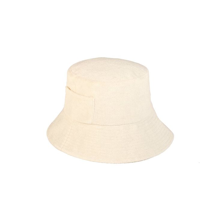 Wave Bucket - Beige Terry – Lack of Color Bucket Hat Design, Terry Towelling, Square Face Shape, Lack Of Color, Childrens Hats, Color Wave, Hat Design, Halo Style, Wearing A Hat