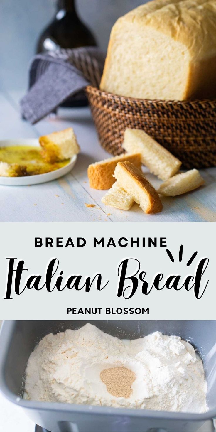 bread machine italian bread is in a loaf pan and has been made with fresh bread