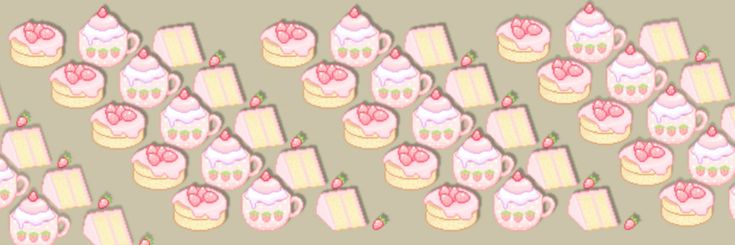 a bunch of cakes that are sitting on a table