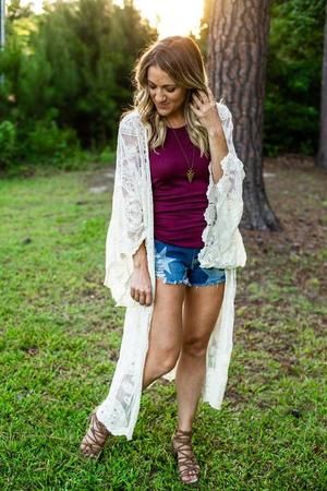 Cream Lace Long Sleeve Kimono – The Teal Eagle Boutique Long Sleeve Kimono, Lace Long Sleeve, Cream Lace, Long Sleeve Lace, Outfit Of The Day, Outfit Ideas, Cute Outfits, Boutique, Cream