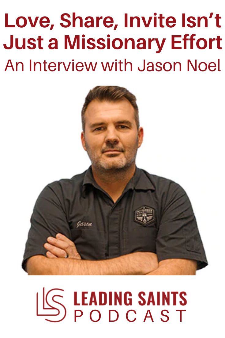 a man with his arms crossed and the words love, share, inite isn't just a missionary effort an interview with jason noel