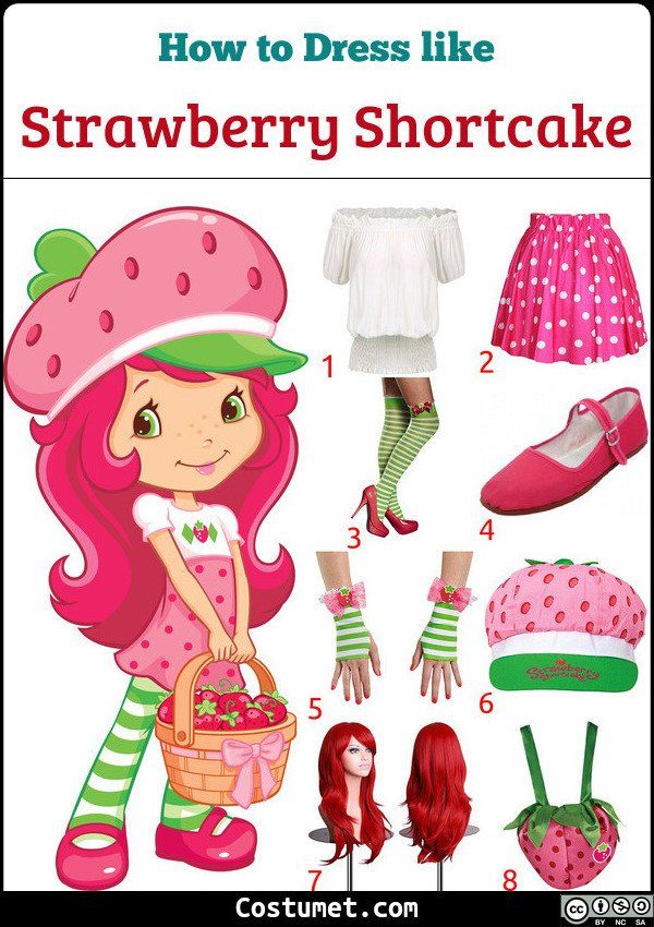 an image of strawberry shortcakes and other items for the doll's clothes