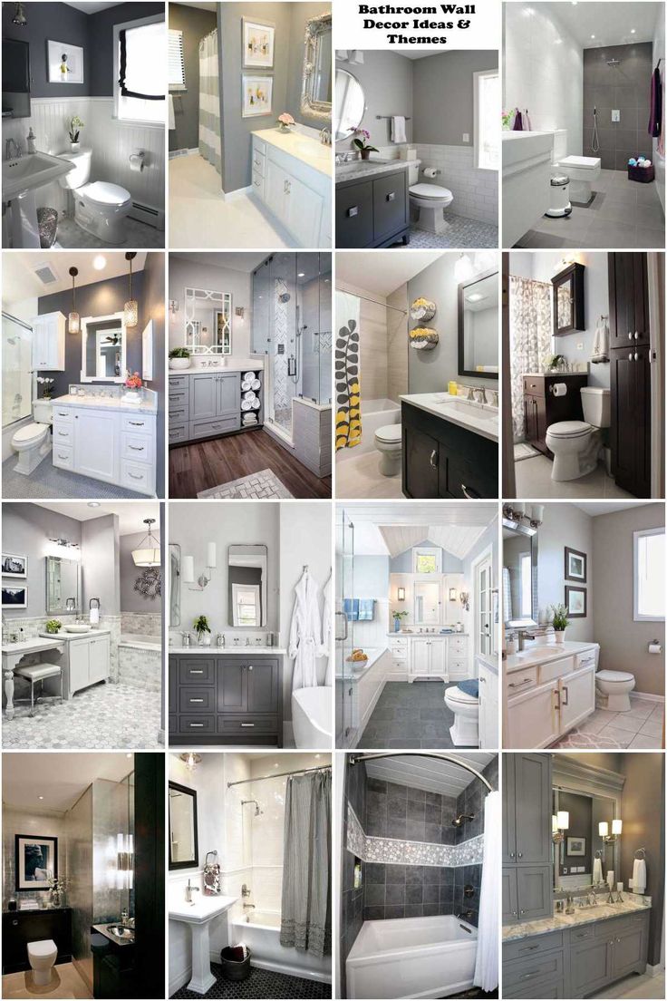 a series of photographs showing different types of bathroom furniture and accessories in various styles, colors and sizes