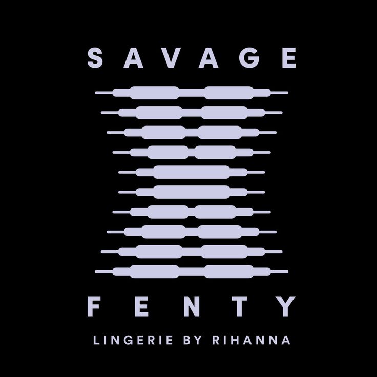 the cover art for savage's album fenty, featuring an image of lines