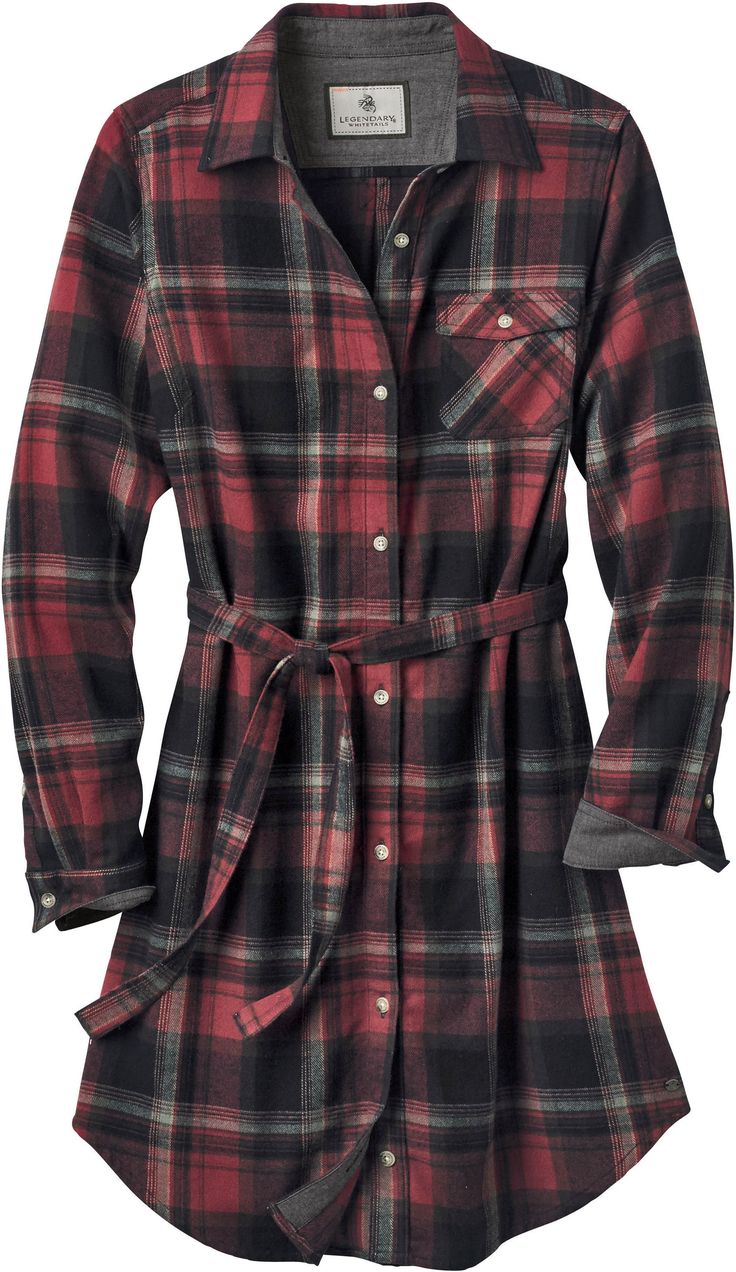 Plaid Flannel Shirt Dress, Plaid Flannel Dress, Space Dress, Flannel Shirt Dress, Flannel Dress, Fall Dress, Belted Shirt Dress, Long Sleeve Flannel, White Tail