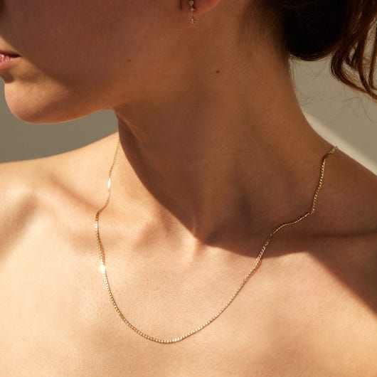 Petite Second Avenue Gold Chain Minimalist Yellow Gold Figaro Chain Necklace, Minimalist Yellow Gold Chain Necklace With Adjustable Chain, Minimalist Long Yellow Gold Chain Necklace, Minimalist Yellow Gold Long Chain Necklace, Minimalist Long Cable Chain Necklace, Modern Yellow Gold Delicate Chain Necklace, Everyday Yellow Gold Chain Necklace, Yellow Gold Delicate Chain Long Necklace, Chic 14k Gold Chain Necklace With Delicate Chain