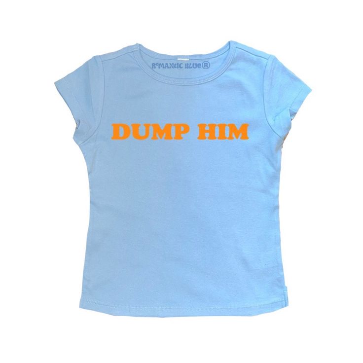 screen printed shirt cap sleeve tee 100% cotton Hand printed Size chart on the slides, please use accordingly Dump Him, Silly Shirt, Cap Sleeve Tee, Screen Printing Shirts, Weird Shirts, Short Sleeve Cropped Top, Mode Inspo, Dream Clothes, Baby Tee