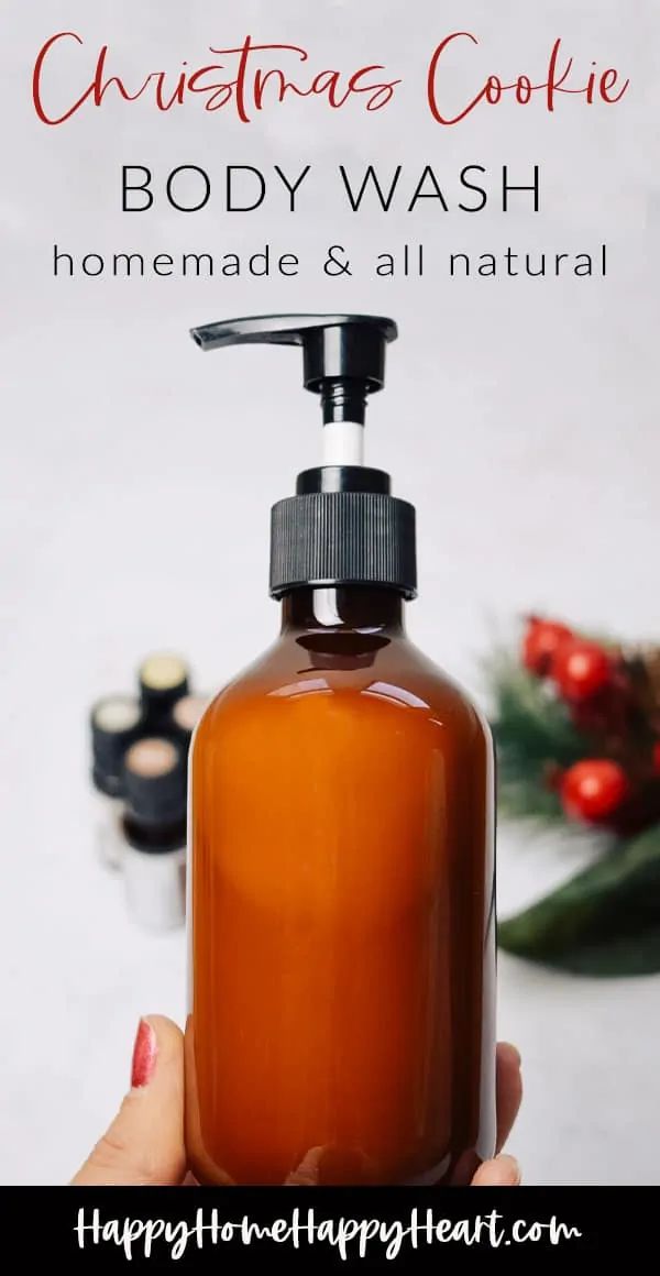 This Christmas Cookie body wash with essential oils smells so good. It is one of my favorite homemade body wash recipes. You'll love this diy body wash made with castile soap. This diy holiday body wash also makes a great homemade Christmas gift! Christmas Body Wash, Cookie Body Wash, Natural Body Wash Recipe, Homemade Body Wash Recipe, Castile Soap Recipes, Body Wash Recipe, Diy Christmas Cookies, Diy Body Wash, Homemade Body Wash