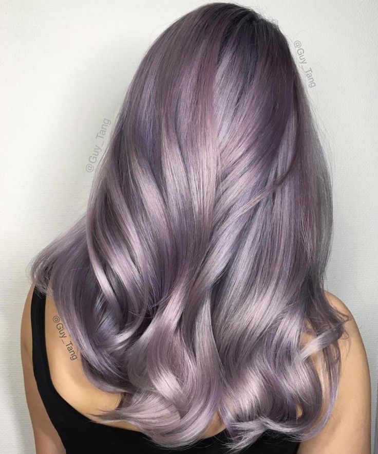 20 Ways to Wear Violet Hair Purple Silver Hair, Purple Lowlights, Ash Purple Hair, Silver Hair Toner, Silver Purple Hair, Lilac Hair Color, Purple Hair Highlights, Lavender Hair Colors, Purple Balayage