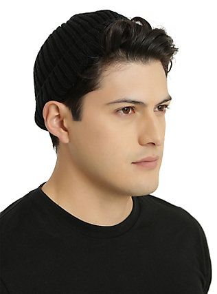 Black Knit Skull Cap Beanie, Skull Cap Beanie, Skull Cap, Black Knit, Hot Topic, Winter Hats, Pom Pom, My Style, Hats, Black