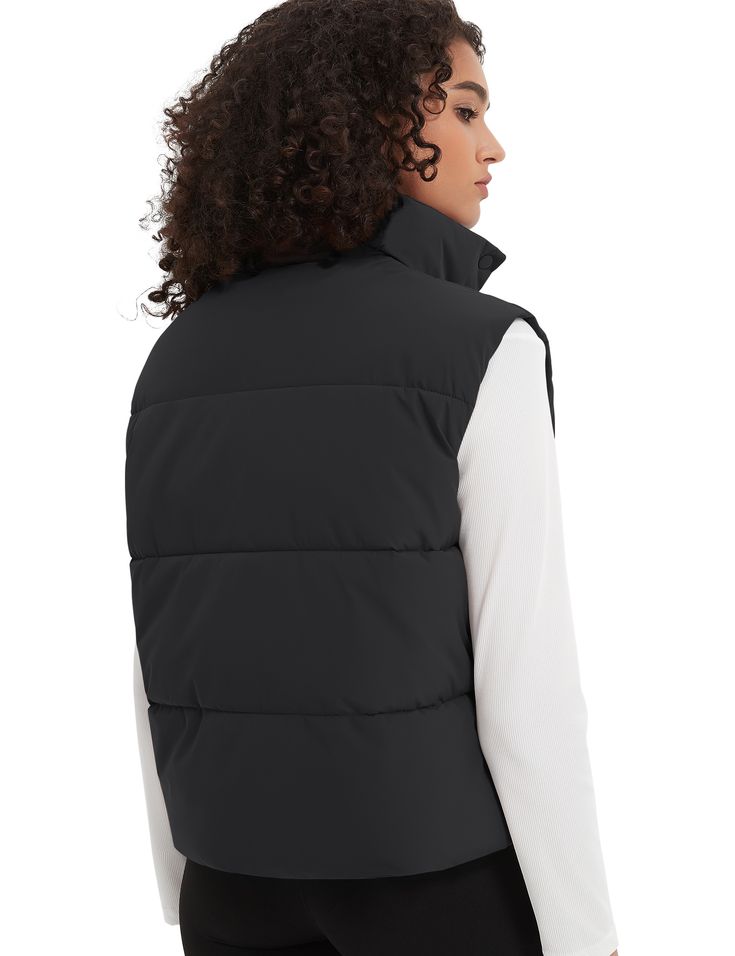 Puffer Vest Versatile Nylon Puffer Jacket For Cold Weather, Functional Sleeveless Nylon Puffer Jacket, Solid Color Puffer Vest For Outdoor, Sleeveless Functional Puffer Jacket For Cold Weather, Ladies Golf Bags, Winter Puffer Vest, Oversized Puffer, Womens Puffer Vest, Winter Vest