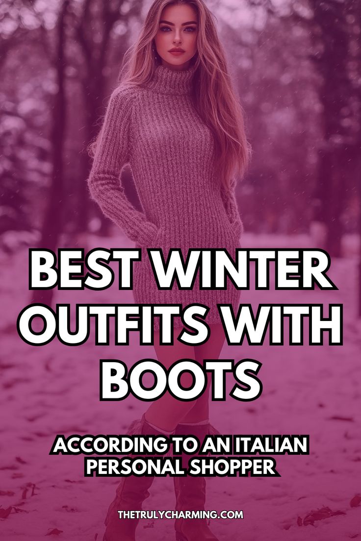 Here are the best winter outfits with boots according to an Italian personal shopper ❄️👢 Elevate your style this season with expert-approved looks! #WinterFashion