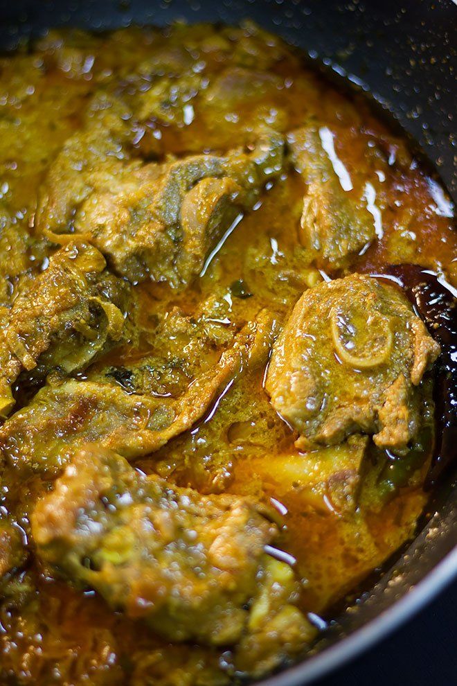 the food is prepared and ready to be cooked in the pot on the stove top